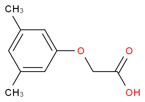 (3,5-dimethylphenoxy)acetic acid_分子结构_CAS_5406-14-4)