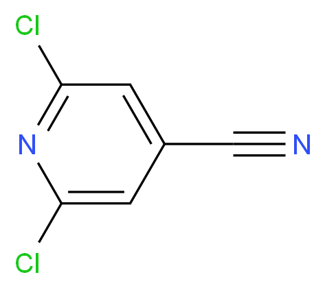 2,6-Dichloroisonicotinonitrile_分子结构_CAS_32710-65-9)