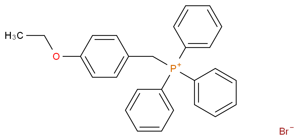 [(4-ethoxyphenyl)methyl]triphenylphosphanium bromide_分子结构_CAS_82105-88-2