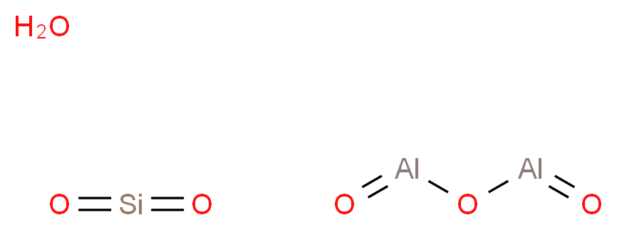 oxo[(oxoalumanyl)oxy]alumane silanedione hydrate_分子结构_CAS_1302-78-9