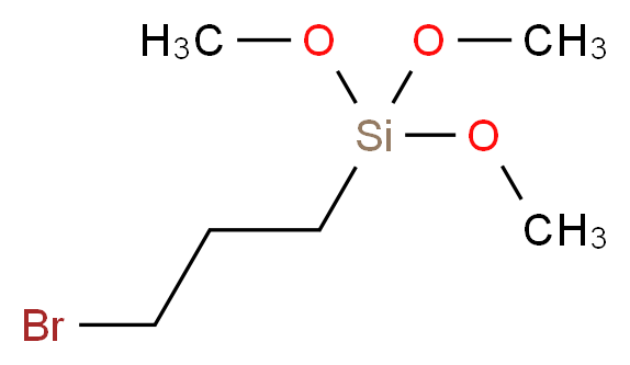 (3-溴丙基)三甲氧基硅烷_分子结构_CAS_51826-90-5)
