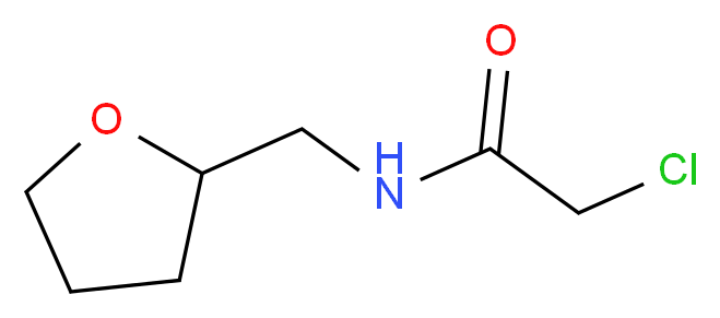 N-(Chloroacetyl)-2-(aminomethyl)tetrahydrofuran_分子结构_CAS_39089-62-8)