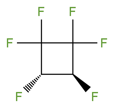 trans-1,1,2,2,3,4-Hexafluorocyclobutane_分子结构_CAS_23012-94-4)