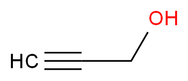 CAS_107-19-7 molecular structure