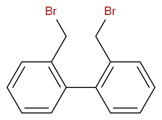 2,2'-bis(bromomethyl)-1,1'-biphenyl_分子结构_CAS_)