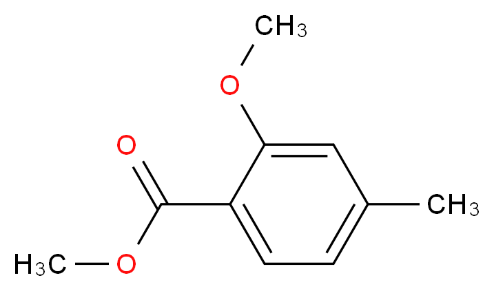 methyl 2-methoxy-4-methylbenzoate_分子结构_CAS_81245-24-1