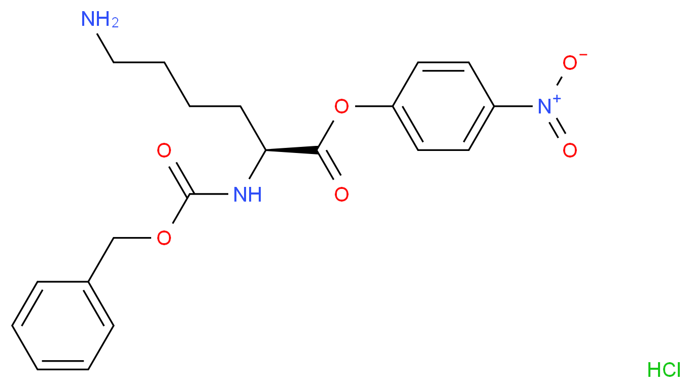 Z-Lys-ONp 盐酸盐_分子结构_CAS_2179-15-9)