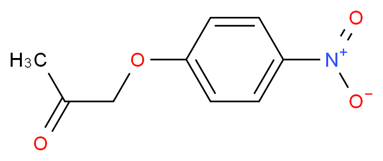 1-(4-nitrophenoxy)propan-2-one_分子结构_CAS_6698-72-2