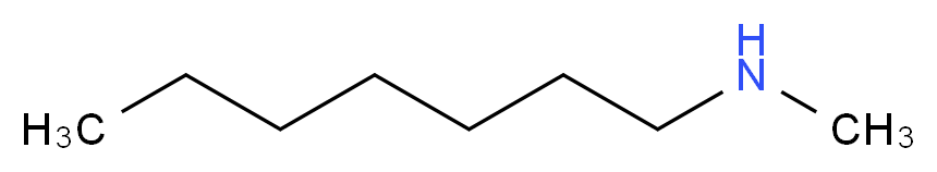 heptyl(methyl)amine_分子结构_CAS_36343-05-2