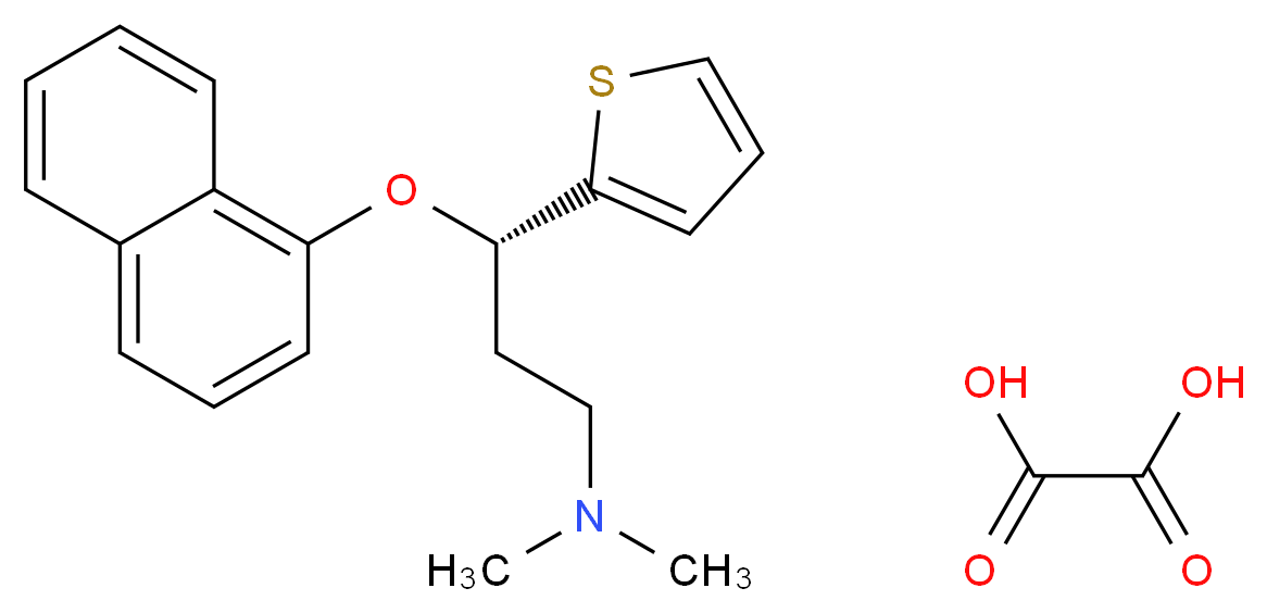 N-Methyl Duloxetine Oxalate_分子结构_CAS_132335-47-8)