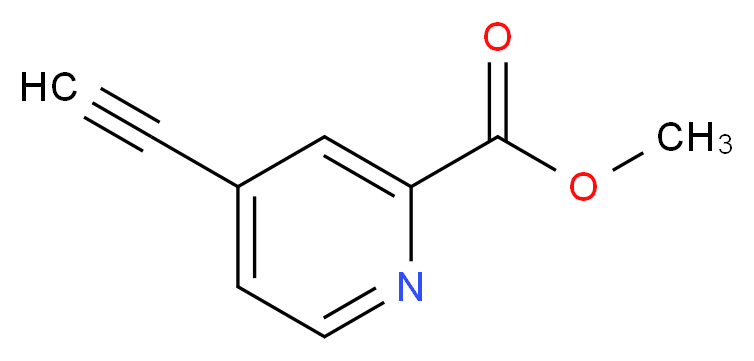 methyl 4-ethynylpicolinate_分子结构_CAS_1196151-91-3)