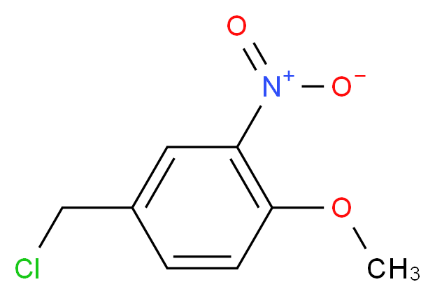 4-(chloromethyl)-1-methoxy-2-nitrobenzene_分子结构_CAS_6378-19-4)