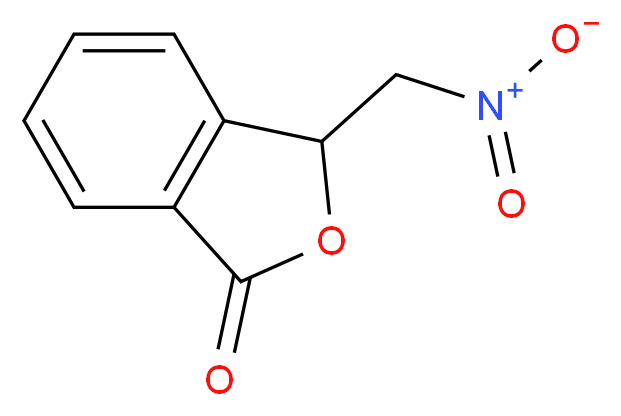 3-(nitromethyl)-1,3-dihydro-2-benzofuran-1-one_分子结构_CAS_3598-68-3