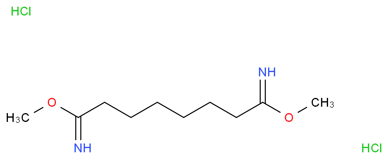 辛二亚氨酸二甲酯 二盐酸盐_分子结构_CAS_34490-86-3)