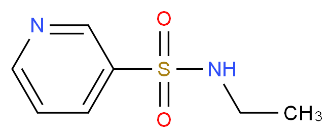 N-ethylpyridine-3-sulfonamide_分子结构_CAS_4810-40-6