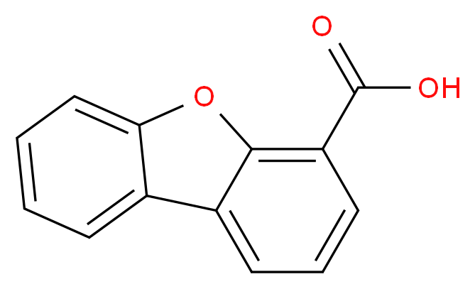 二苯并呋喃-4-羧酸_分子结构_CAS_2786-05-2)