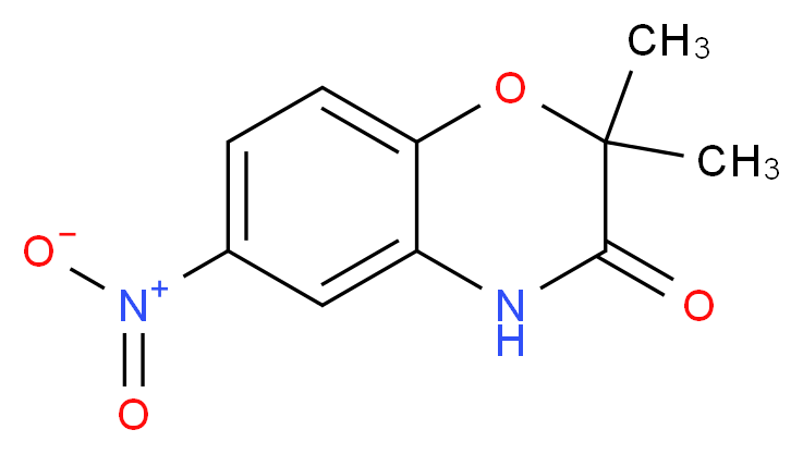2,2-Dimethyl-6-nitro-2H-1,4-benzoxazin-3(4H)-one_分子结构_CAS_85160-84-5)