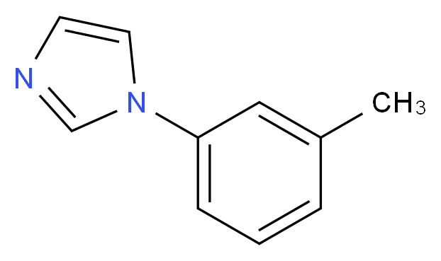 1-(3-methylphenyl)-1H-imidazole_分子结构_CAS_25364-43-6