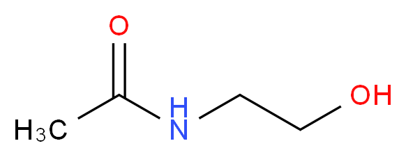 N-(2-Hydroxyethyl)acetamide_分子结构_CAS_142-26-7)