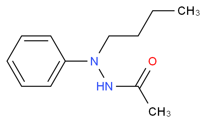 N'-butyl-N'-phenylacetohydrazide_分子结构_CAS_219828-75-8