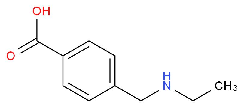 4-[(ethylamino)methyl]benzoic acid_分子结构_CAS_96084-39-8)