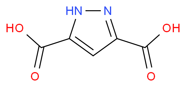 1H-pyrazole-3,5-dicarboxylic acid_分子结构_CAS_3112-31-0