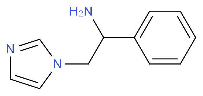 2-(1H-imidazol-1-yl)-1-phenylethanamine_分子结构_CAS_24169-72-0)