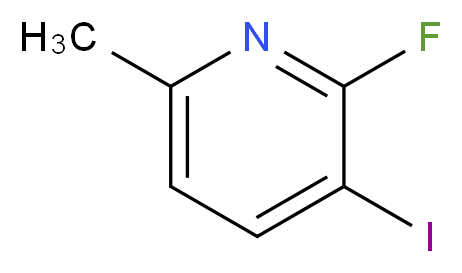 2-Fluoro-3-iodo-6-methylpyridine_分子结构_CAS_884494-48-8)