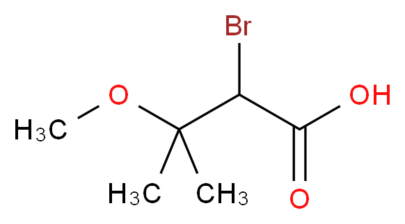 2-Bromo-3-methoxy-3-methylbutanoic acid_分子结构_CAS_75974-47-9)