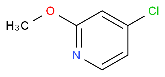 4-Chloro-2-methoxypyridine_分子结构_CAS_)