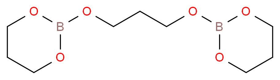 2-[3-(1,3,2-dioxaborinan-2-yloxy)propoxy]-1,3,2-dioxaborinane_分子结构_CAS_20905-35-5