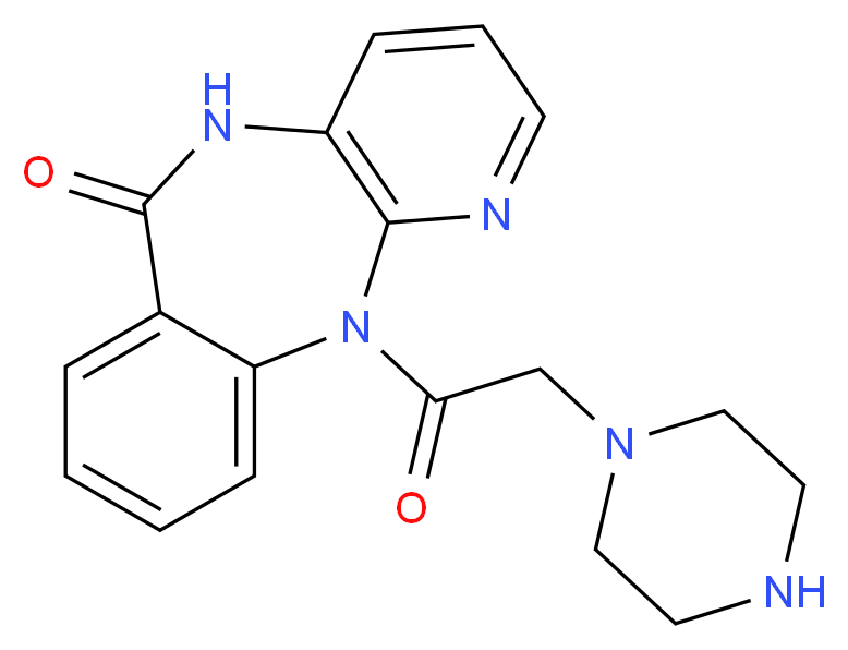 N-Desmethyl Pirenzepine_分子结构_CAS_63257-31-8)