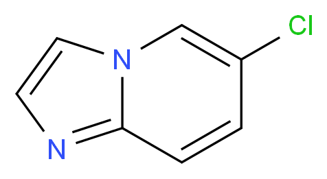 6-Chloroimidazo[1,2-a]pyridine_分子结构_CAS_6188-25-6)