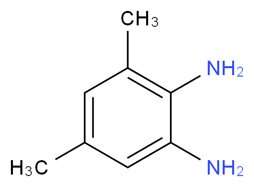 3,5-Dimethyl-1,2-benzenediamine_分子结构_CAS_3171-46-8)