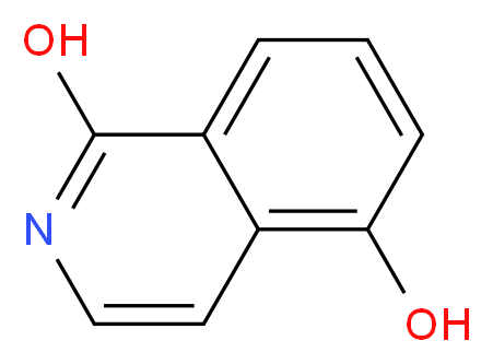 isoquinoline-1,5-diol_分子结构_CAS_5154-02-9)
