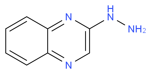 2-hydrazinylquinoxaline_分子结构_CAS_)