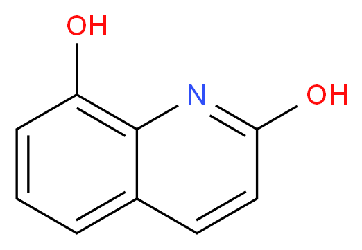 Quinoline-2,8-diol_分子结构_CAS_15450-76-7)