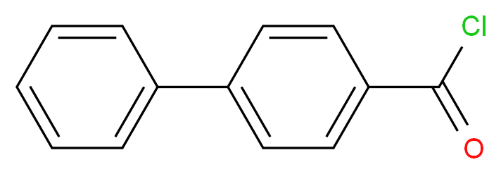 4-BIPHENYLCARBONYL CHLORIDE_分子结构_CAS_14002-51-8)