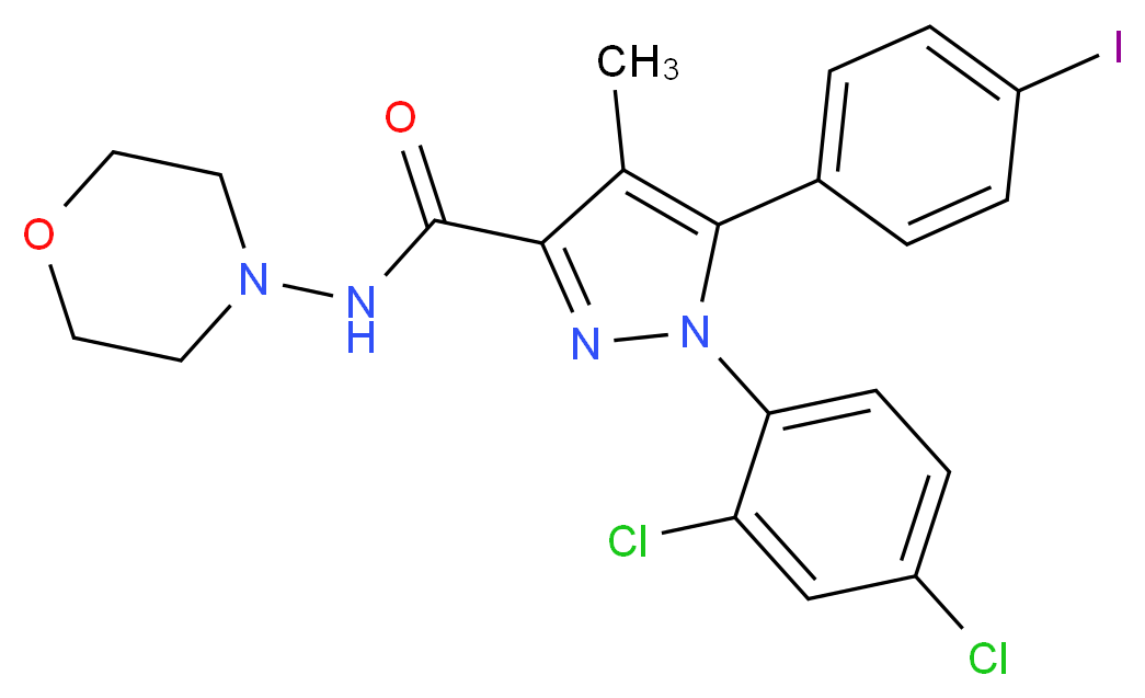 AM281_分子结构_CAS_202463-68-1)