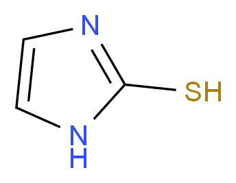 2-巯基咪唑_分子结构_CAS_872-35-5)