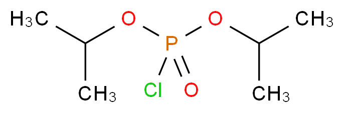 bis(propan-2-yl) chlorophosphonate_分子结构_CAS_2574-25-6