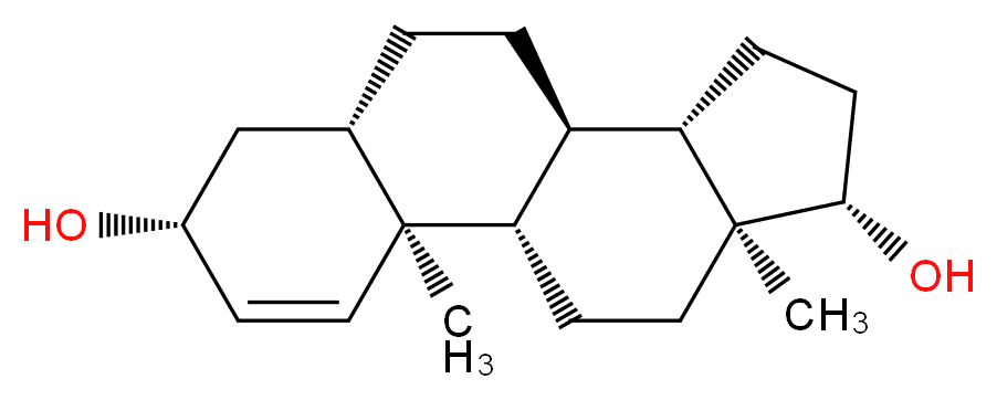 Δ1-Androstene-3β,17β-diol_分子结构_CAS_5323-27-3)