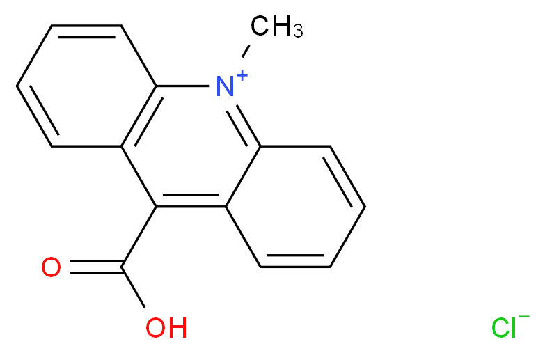 9-Carboxy-10-methylacridinium Chloride _分子结构_CAS_5132-83-2)