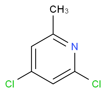 2,4-Dichloro-6-methylpyridine_分子结构_CAS_42779-56-6)