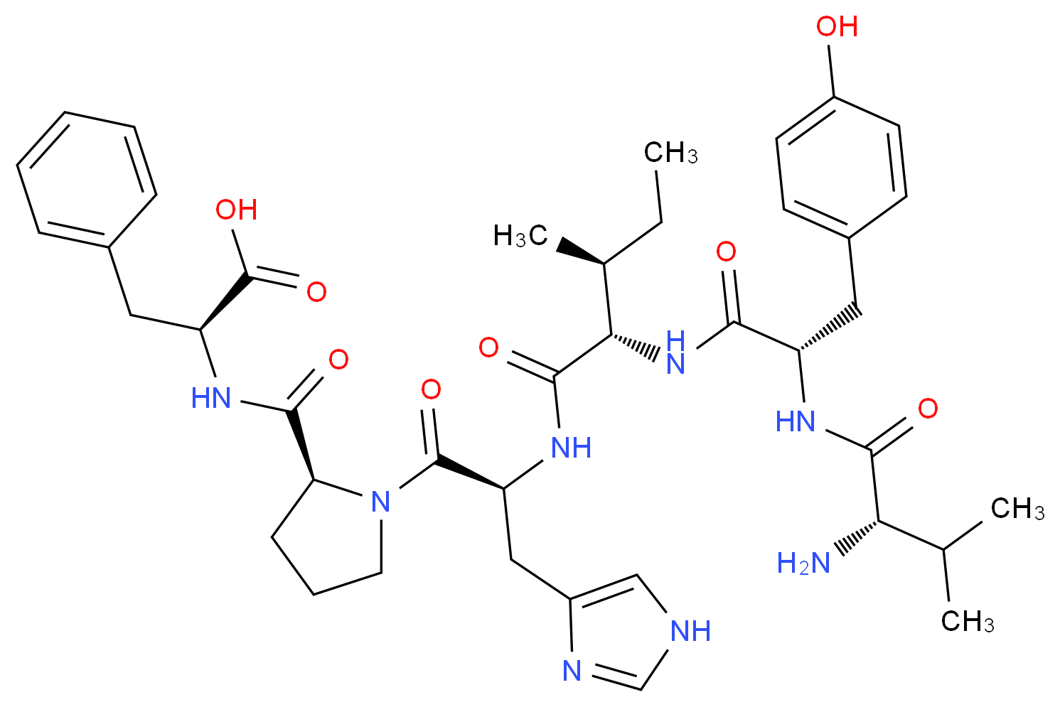 Angiotensin IV trifluoroacetate salt_分子结构_CAS_12676-15-2(freebase))