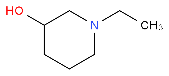 1-乙基-3-哌啶醇_分子结构_CAS_13444-24-1)