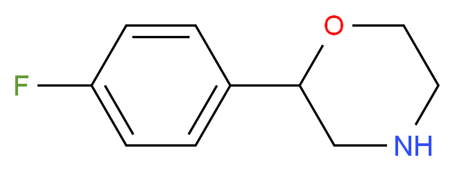 2-(4-fluorophenyl)morpholine oxalate_分子结构_CAS_)