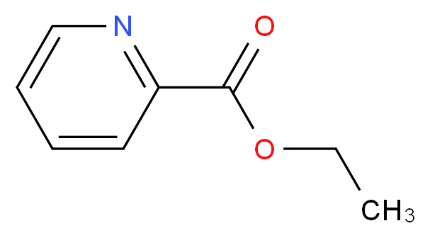 ethyl pyridine-2-carboxylate_分子结构_CAS_2524-52-9