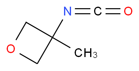 3-ISOCYANATO-3-METHYLOXETANE_分子结构_CAS_)