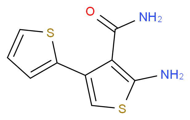 5'-Amino-2,3'-bithiophene-4'-carboxamide_分子结构_CAS_353772-94-8)